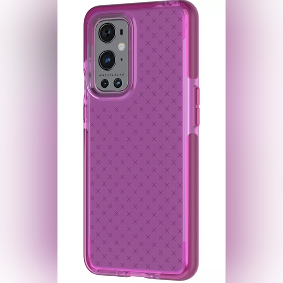Tech21 EvoCheck Phone Case For OnePlus 9 5G - Fuchsia - Picture 3 of 5
